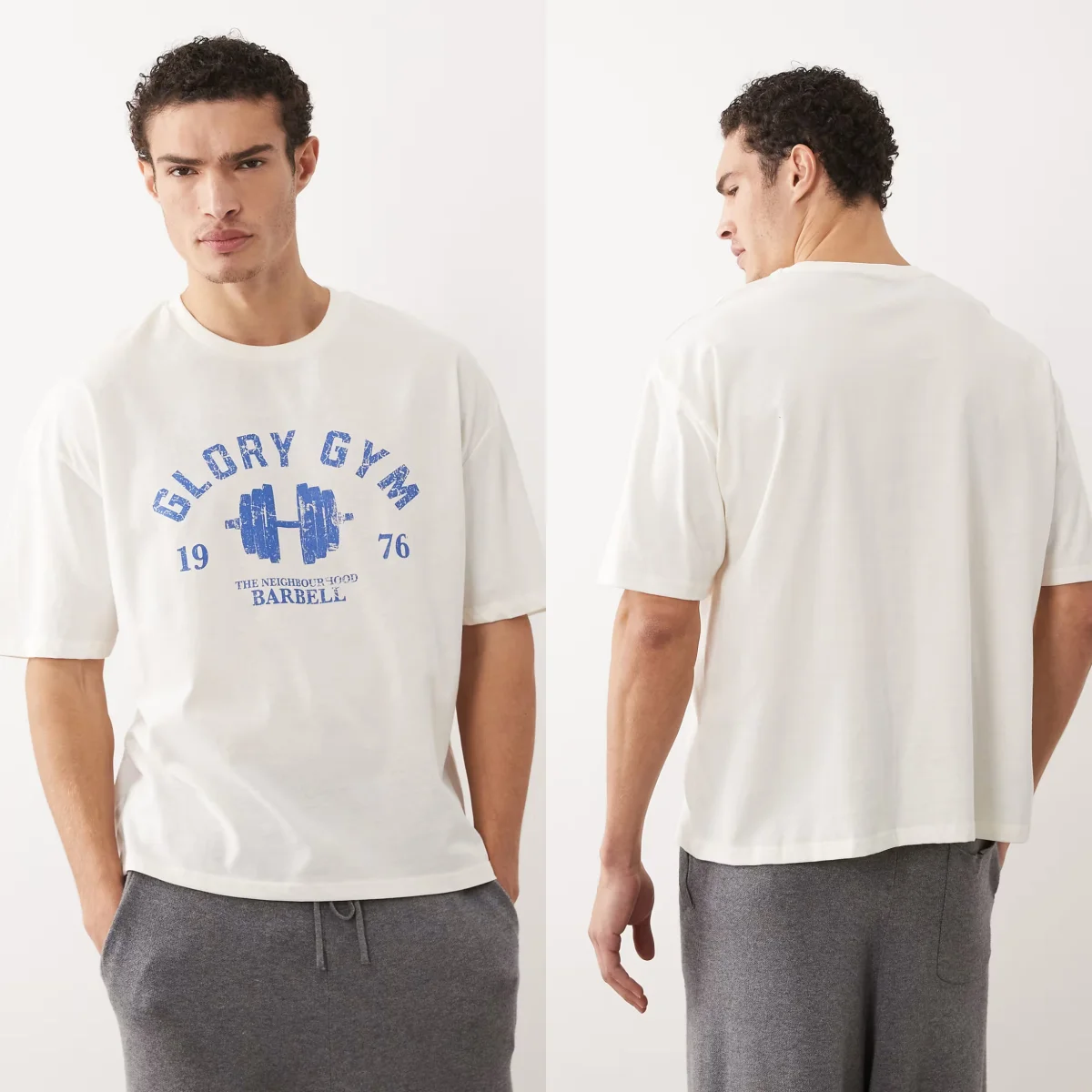 Streetwear Brand Collection - Kolekcja Gym Modna Marka Koszulka Bawełniana