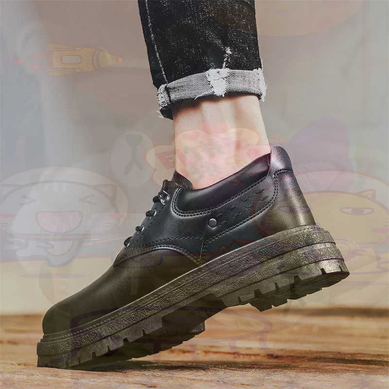 Streetwear Brand Collection - Ciemna skóra naturalna Modne tenisówki Tenisowe