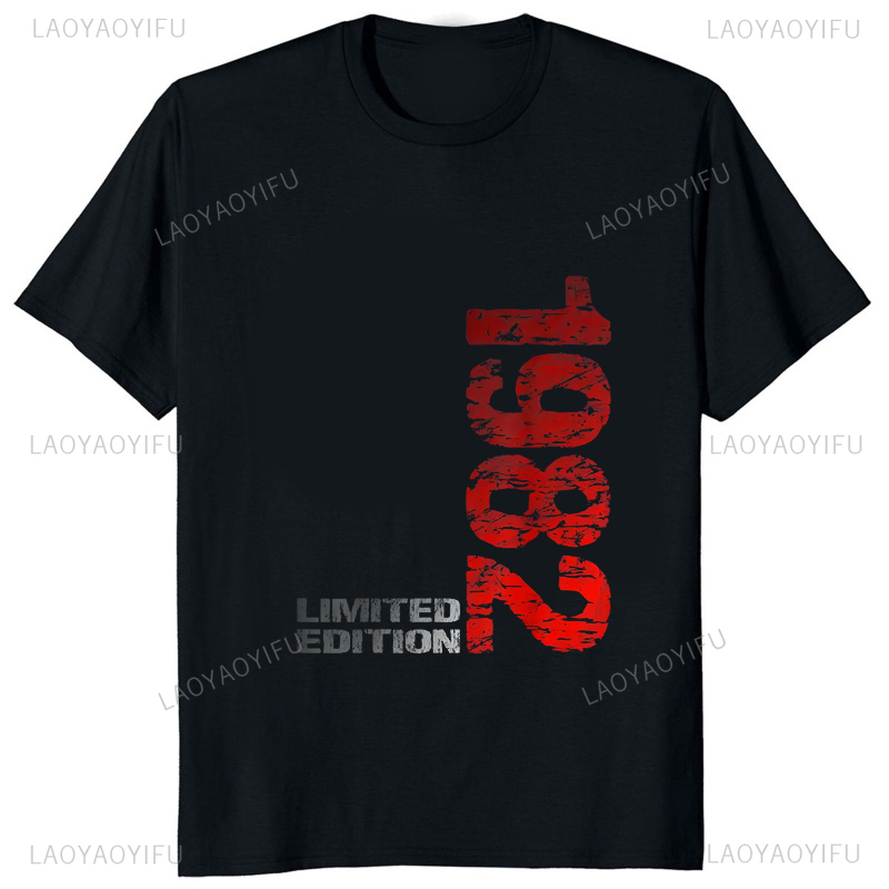 Streetwear Brand T Shirt - T-Shirt z limitowanej edycji 1982 nadruk