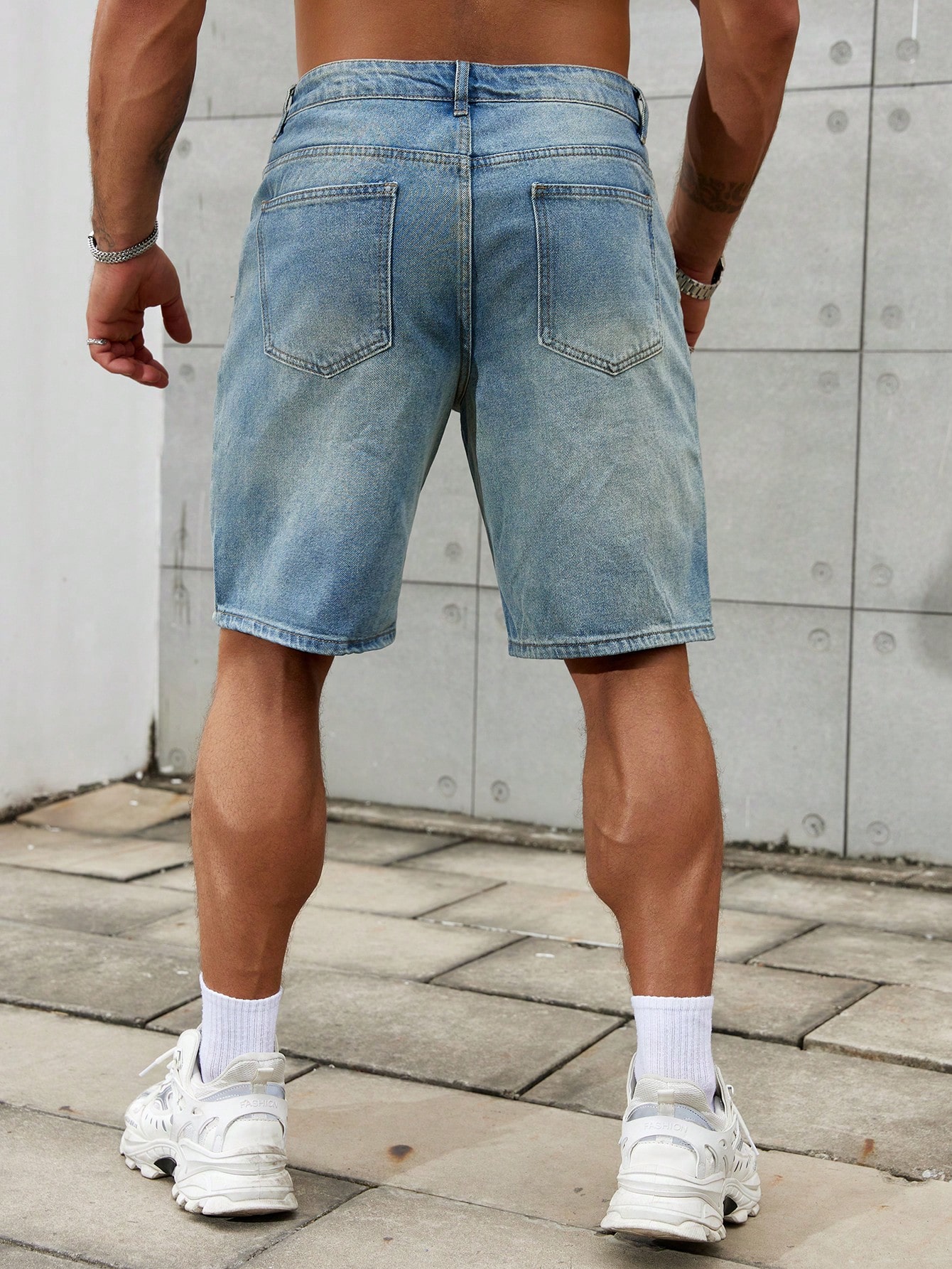 Nowa moda męska podarta krótka – Streetwear Brand For Men recenzja i cena